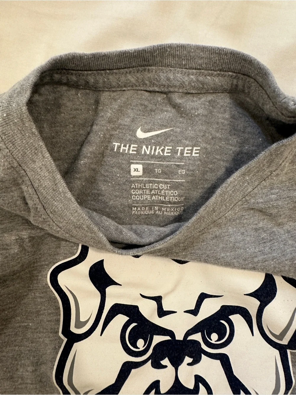 Nike Gray Butler Graphic Long Sleeve Tee